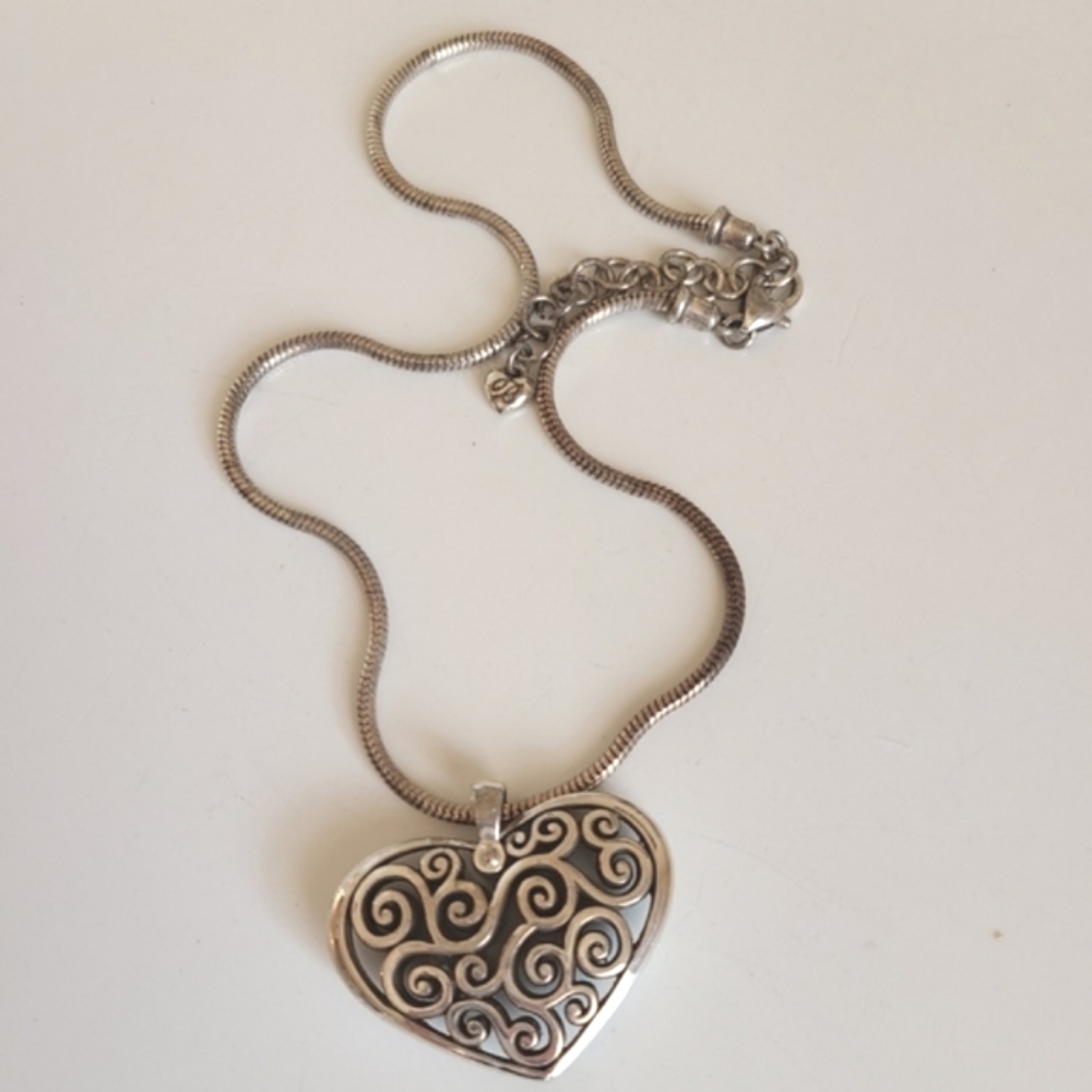 Brighton retired adjustable heart necklace